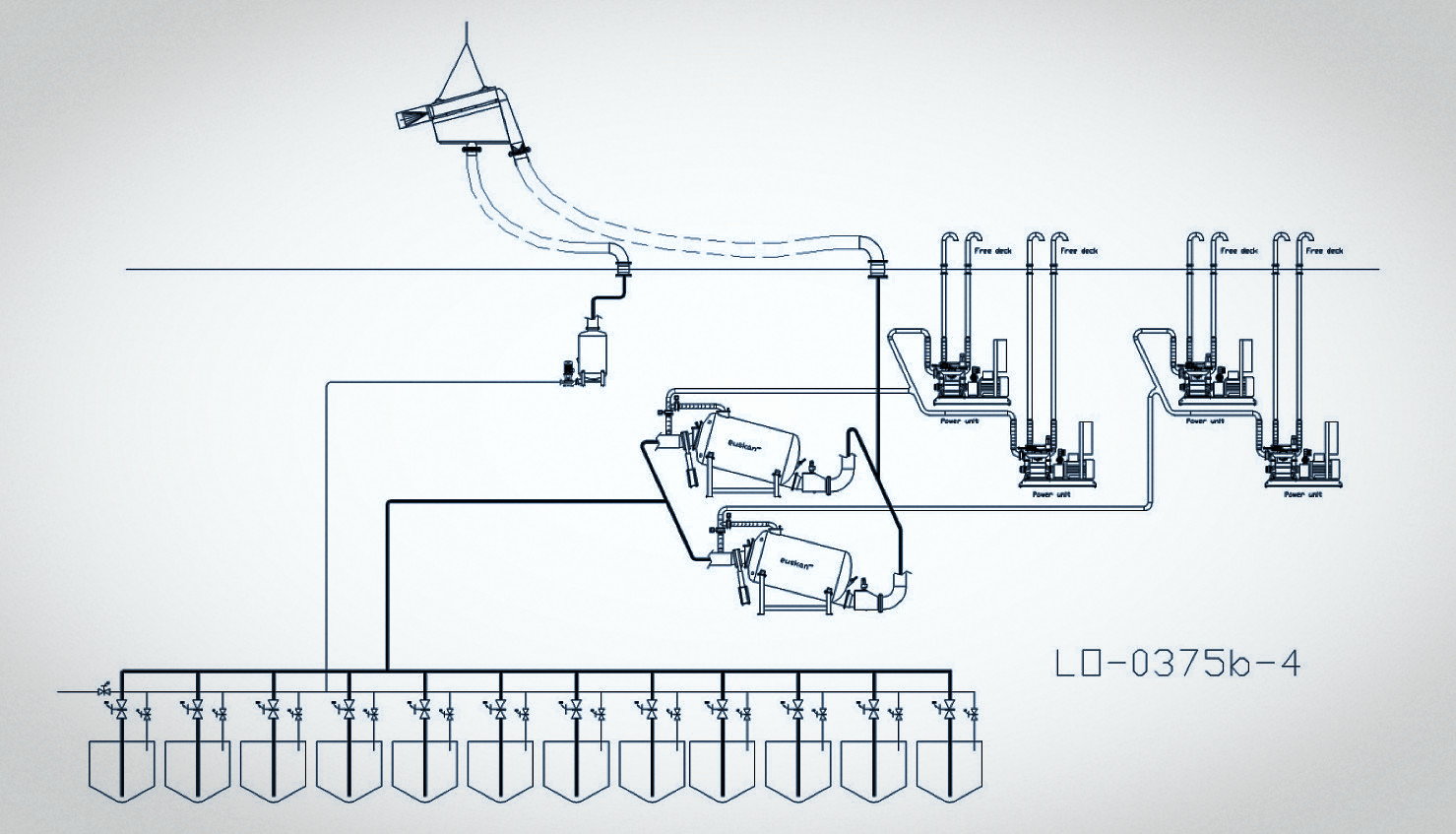 VS2000 double tank with triple power unit